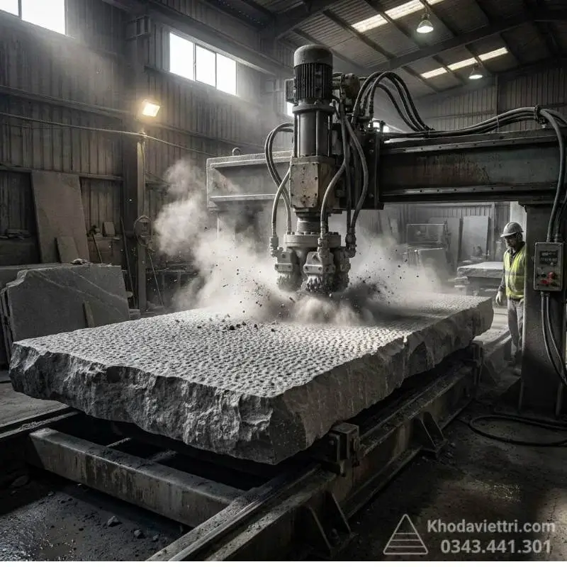 Đá Basalt Xám Băm Mặt (4)