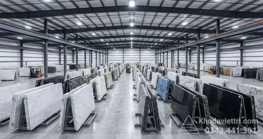 Tổng kho phân phối sỉ đá tự nhiên nguyên tấm slab nhập khẩu trực tiếp